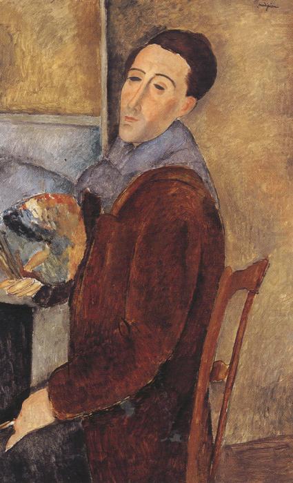 Amedeo Modigliani Self-Portrait (mk39) china oil painting image